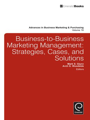 cover image of Advances in Business Marketing and Purchasing, Volume 18